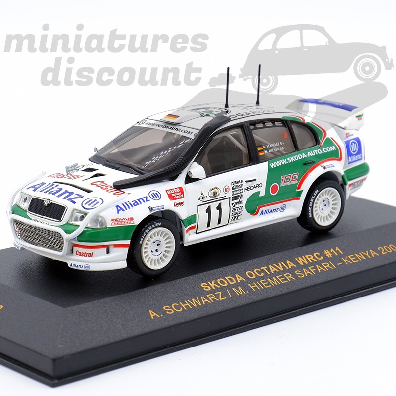 Skoda Octavia WRC - Kenya 2001 - IXO - 1/43 ème En boite