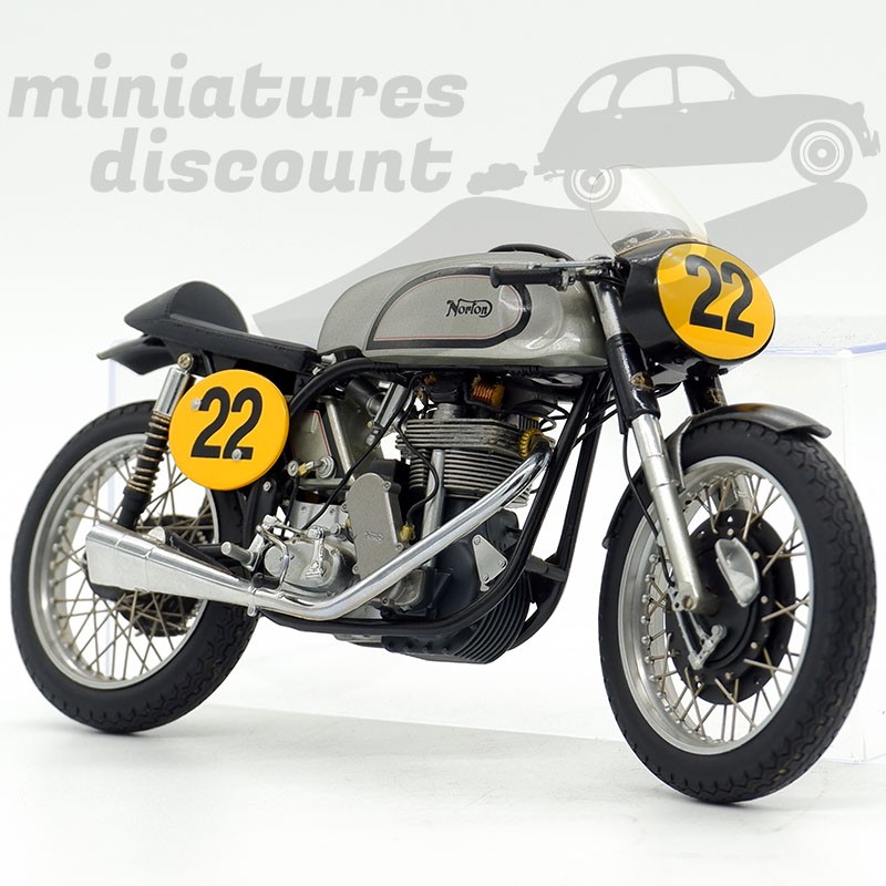 ダークブラウン 茶色 ミニチャンプス 1/12 Norton Manx Ray Petty 1960