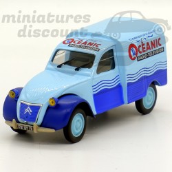 Petit van bleu marine - Voitures miniatures