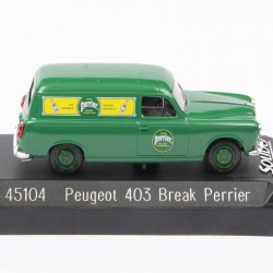 Peugeot 403 Break Perrier - Solido - 1/43 - en boite