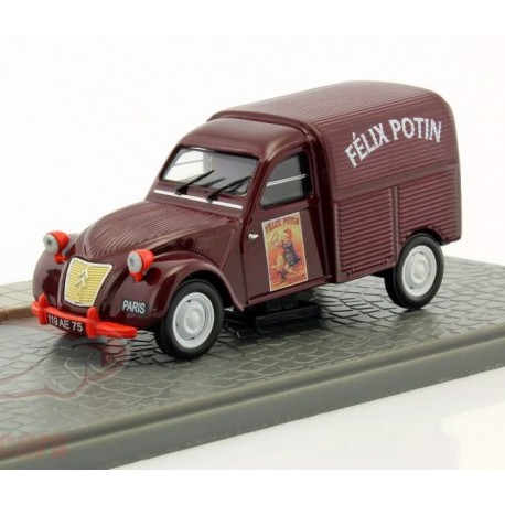 Citroen 2cv Camionnette Felix Potin + Figurine 1/43 - en boite