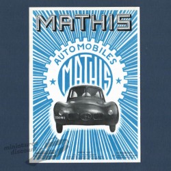 Mathis Automobile - Carte...