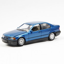 BMW Série 3, Solido - Bleu - 1/43 - sous blister