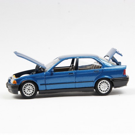 BMW Série 3, Solido - Bleu - 1/43 - sous blister